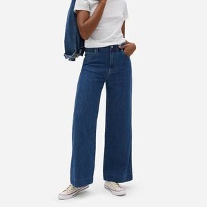 Everlane The Super-Soft Wide-Leg Jean Size 27 High Rose
